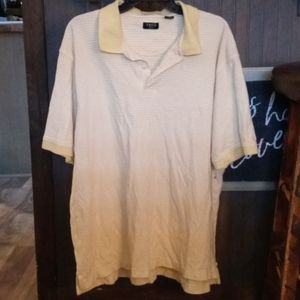 Yellow/white striped Izod